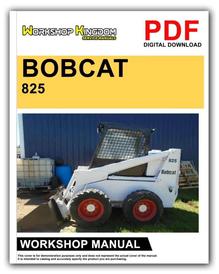 BOBCAT 825 Workshop Repair Service Manual – English – PDF Download