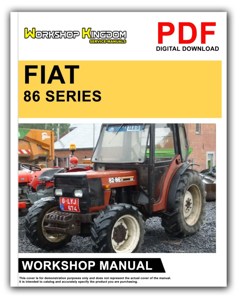 FIAT 50V 55V 55F 60V 60F 62F 70V 72F 82LP 82F 82LP Workshop Repair Service Manual – English – PDF Download
