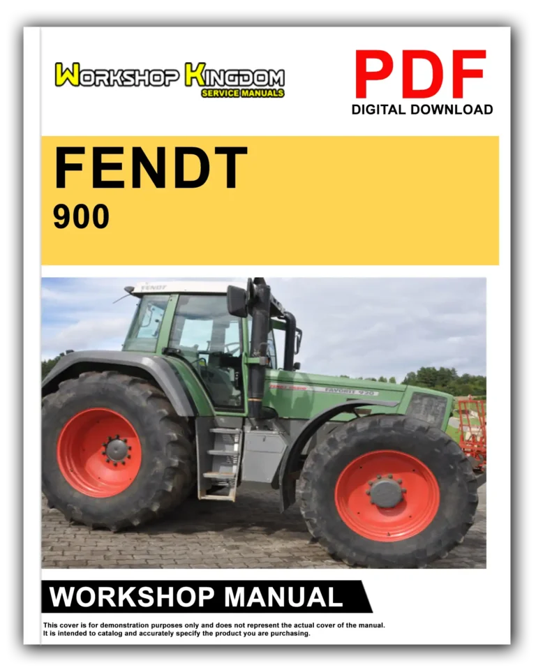FENDT FAVORIT 900 Workshop Repair Service Manual – English – PDF Download