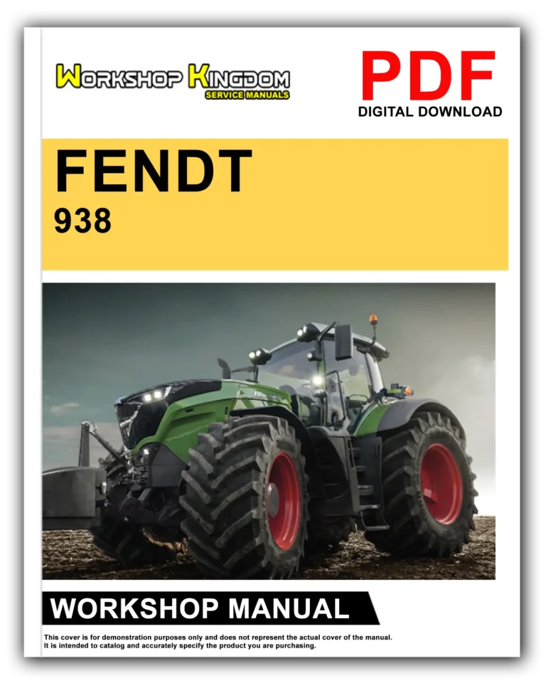 FENDT 938 Vario MT 940 Vario MT 943 Vario Workshop Repair Service Manual – English – PDF Download