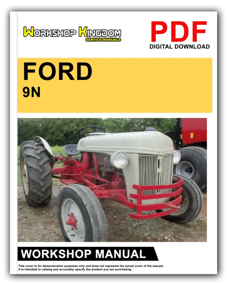 FORD 9N 2N 8N Workshop Repair Service Manual – English – PDF Download