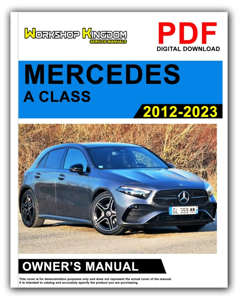 MERCEDES A CLASS (2012-2023) Owner’s Manual – English – PDF Download