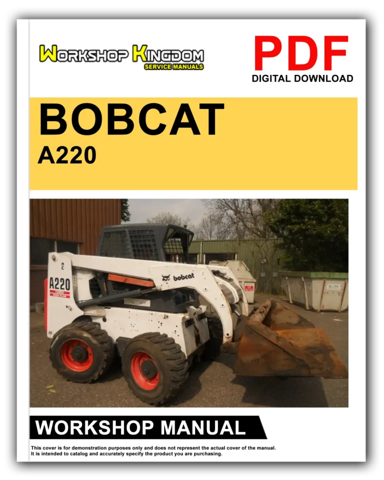 BOBCAT A220 A220 Workshop Repair Service Manual – English – PDF Download