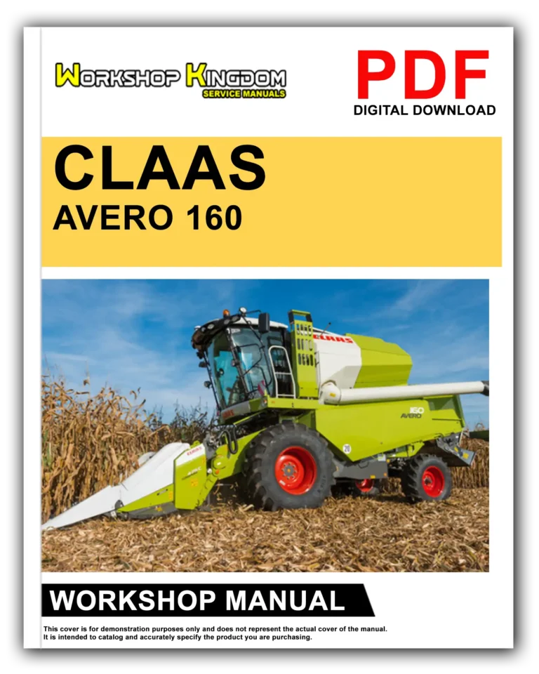 CLAAS COMBINE AVERO 160 240 Workshop Repair Service Manual – English – PDF Download