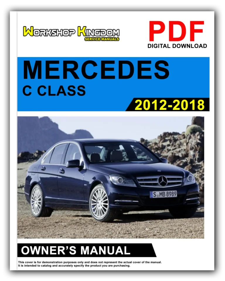 MERCEDES C CLASS (2012-2018) Owner’s Manual – English – PDF Download