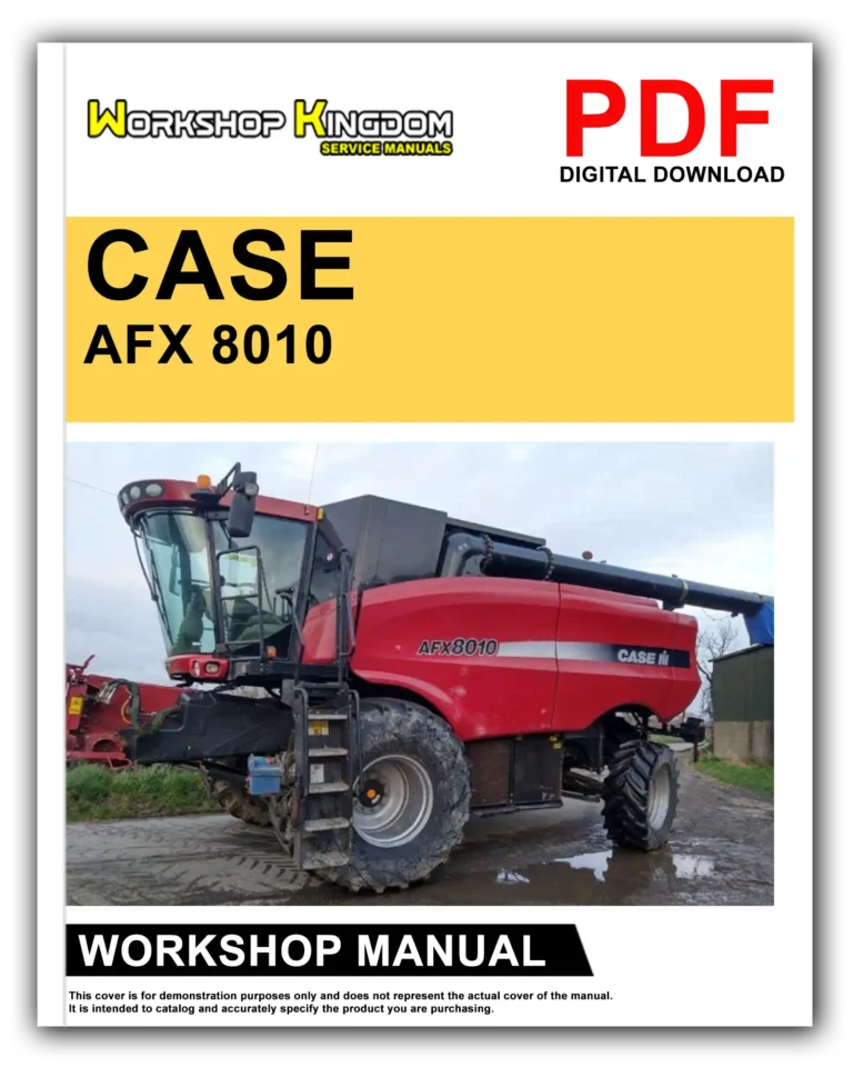 CASE AFX 8010 Workshop Repair Service Manual – English – PDF Download