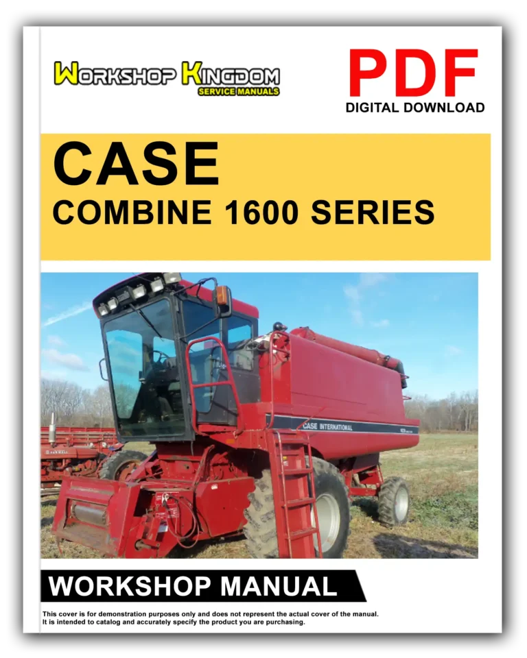 CASE COMBINE 1600 SERIES 1620 1640 1660 1680 1688 Workshop Repair Service Manual – English – PDF Download