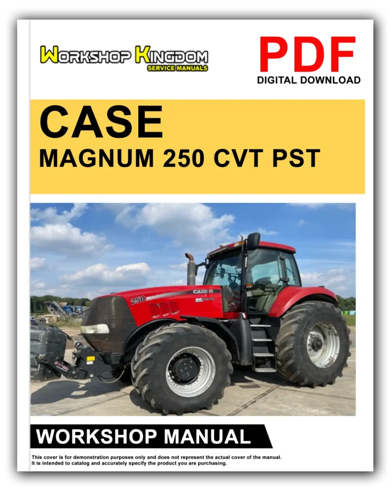 CASE MAGNUM 250 280 310 340 380 – 310 340 380 ROWTRAC (CVT PST) Workshop Repair Service Manual – English – PDF Download