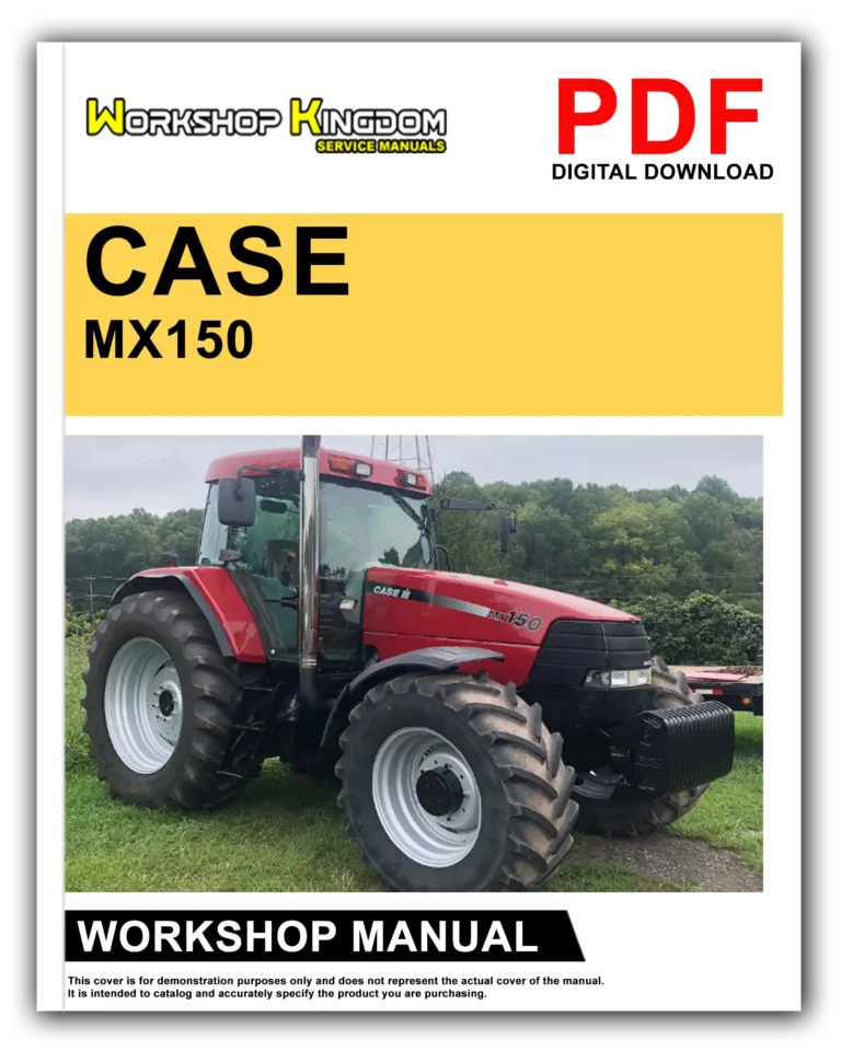 CASE MX150 MX170 Workshop Repair Service Manual – English – PDF Download