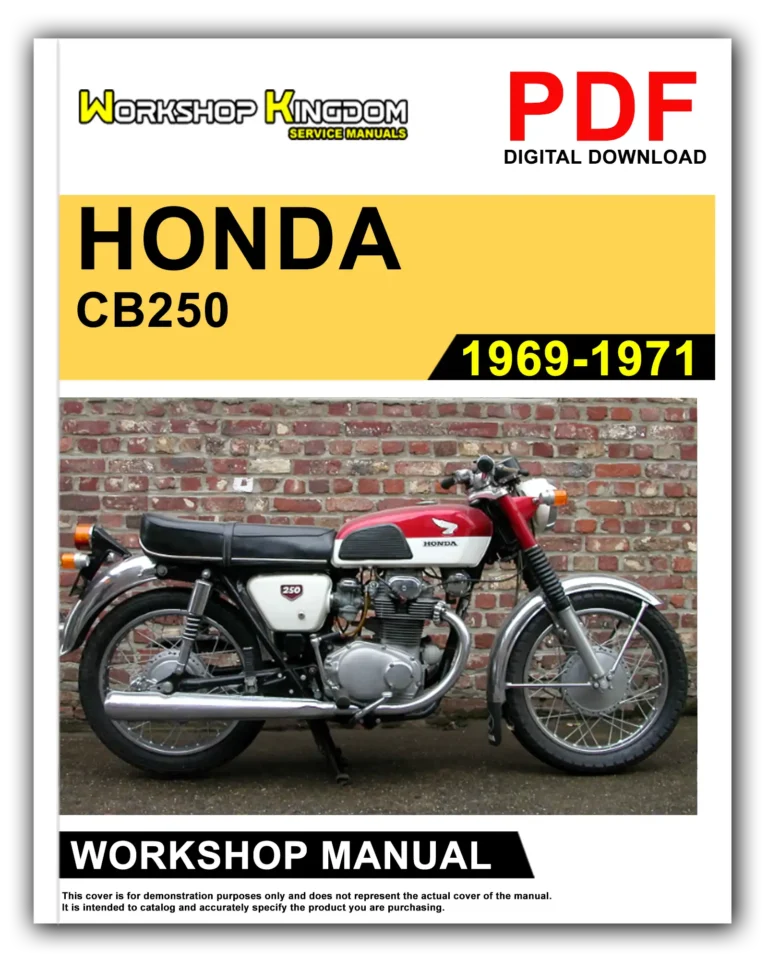 HONDA CB250 CL250 CB350 CL350 (1969-1971) Workshop Repair Service Manual – English – PDF Download