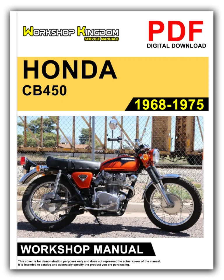 HONDA CB450 CL450 (1968-1975) Workshop Repair Service Manual – English – PDF Download