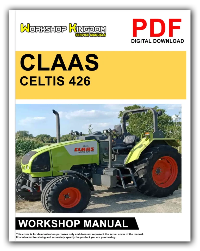 CLAAS CELTIS 426 Workshop Repair Service Manual – English – PDF Download