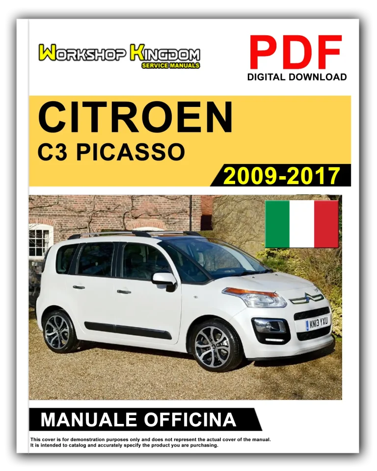 CITROEN C3 PICASSO (2009-2017) Manuale Di Officina e Riparazione – Italiano – PDF Download