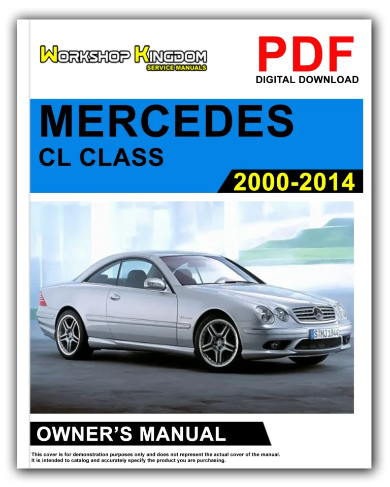 MERCEDES CL CLASS (2000-2014) Owner’s Manual – English – PDF Download