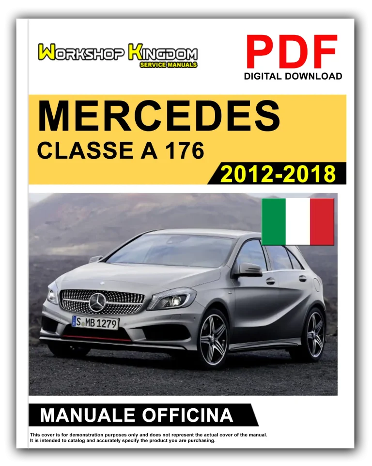 MERCEDES CLASSE A 176 (2012-2018) Manuale Di Officina e Riparazione – Italiano – PDF Download