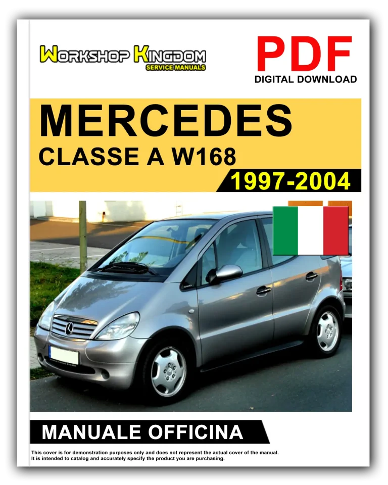 MERCEDES CLASSE A W168 140 160 170 190 210 CDI (1997-2004) Manuale Di Officina e Riparazione – Italiano – PDF Download