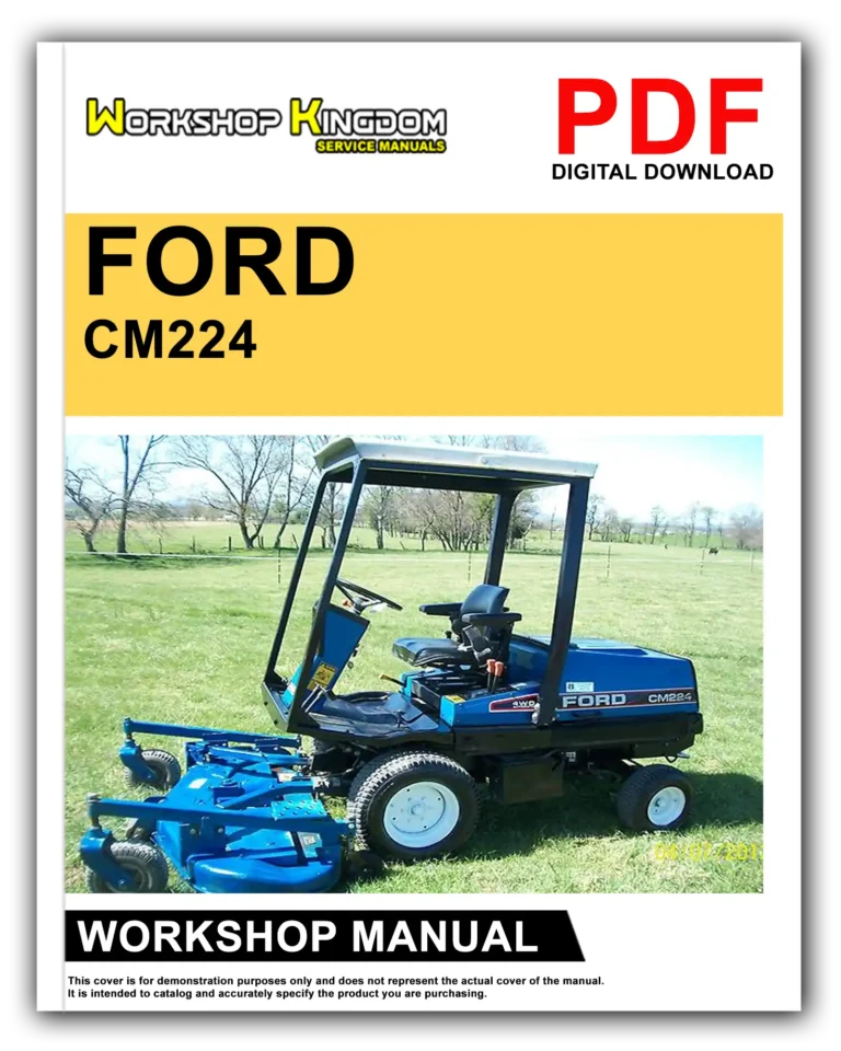 FORD CM224 CM274 Workshop Repair Service Manual – English – PDF Download
