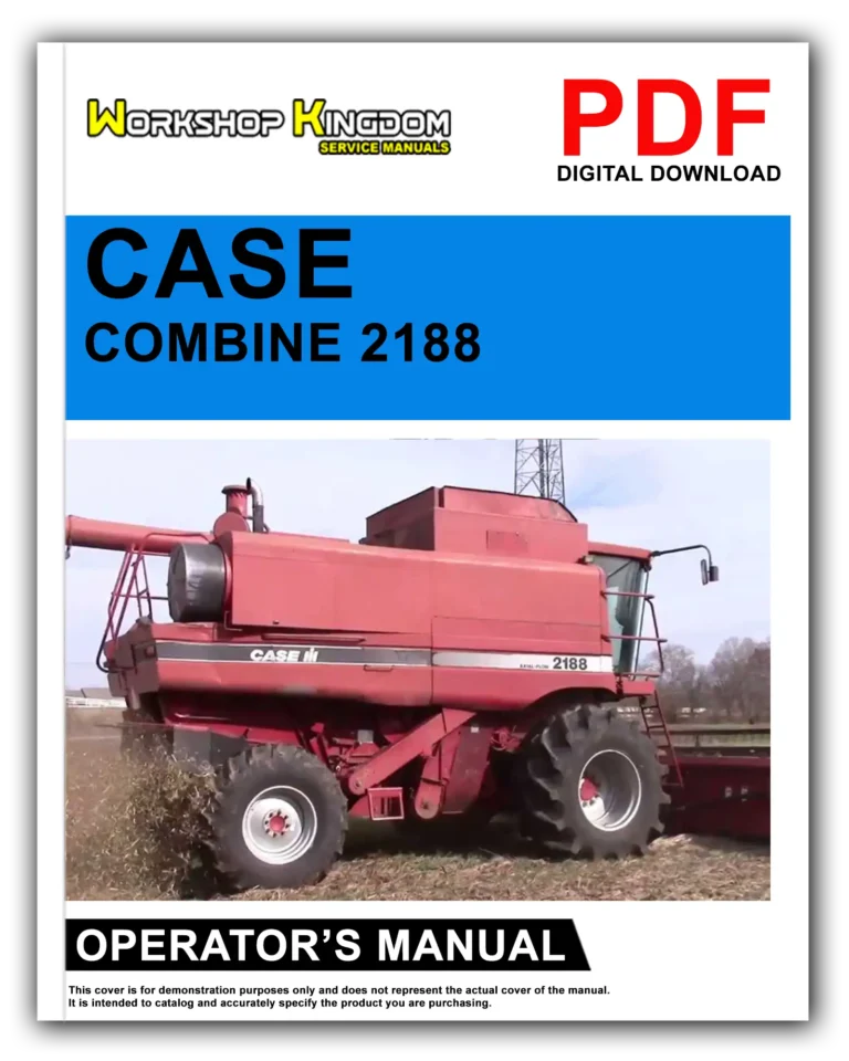 CASE COMBINE 2188 Operator’s Manual – English – PDF Download