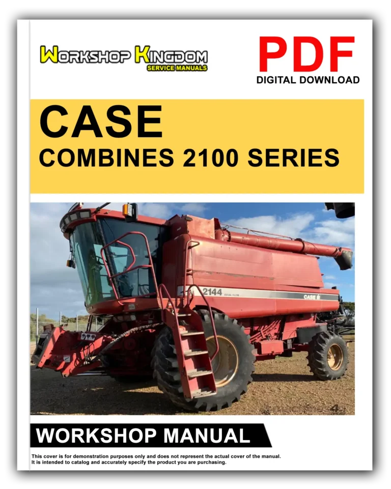 CASE COMBINES 2100 2300 SERIES (2144 2344 2166 2188 2365 2366 2388) Workshop Repair Service Manual – English – PDF Download
