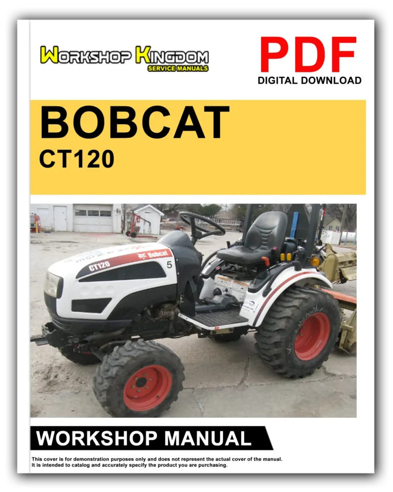 BOBCAT CT120 Workshop Repair Service Manual – English – PDF Download