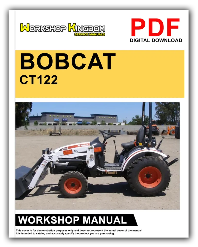 BOBCAT CT122 Workshop Repair Service Manual – English – PDF Download