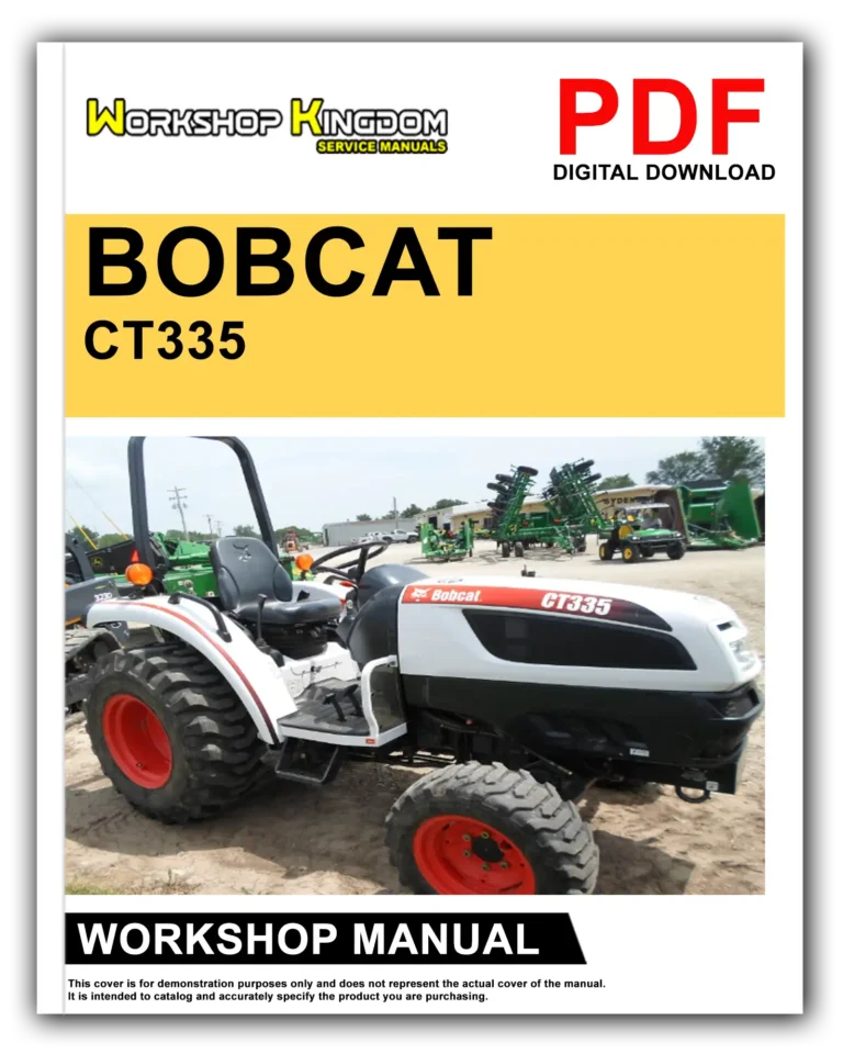 BOBCAT CT335 Workshop Repair Service Manual – English – PDF Download