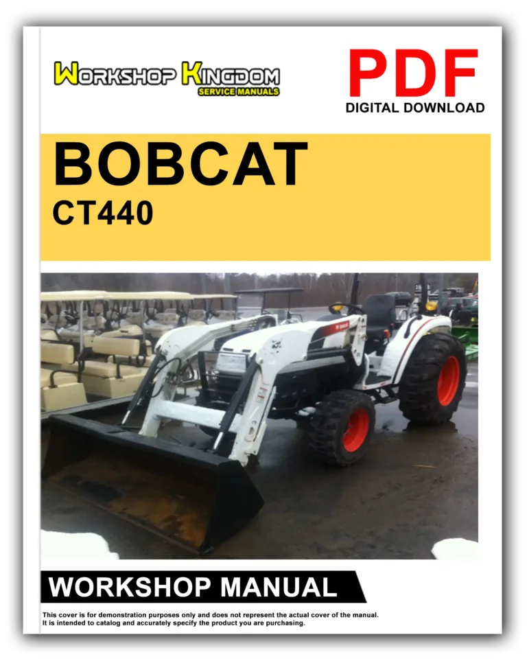 BOBCAT CT440 CT445 CT450 Workshop Repair Service Manual – English – PDF Download