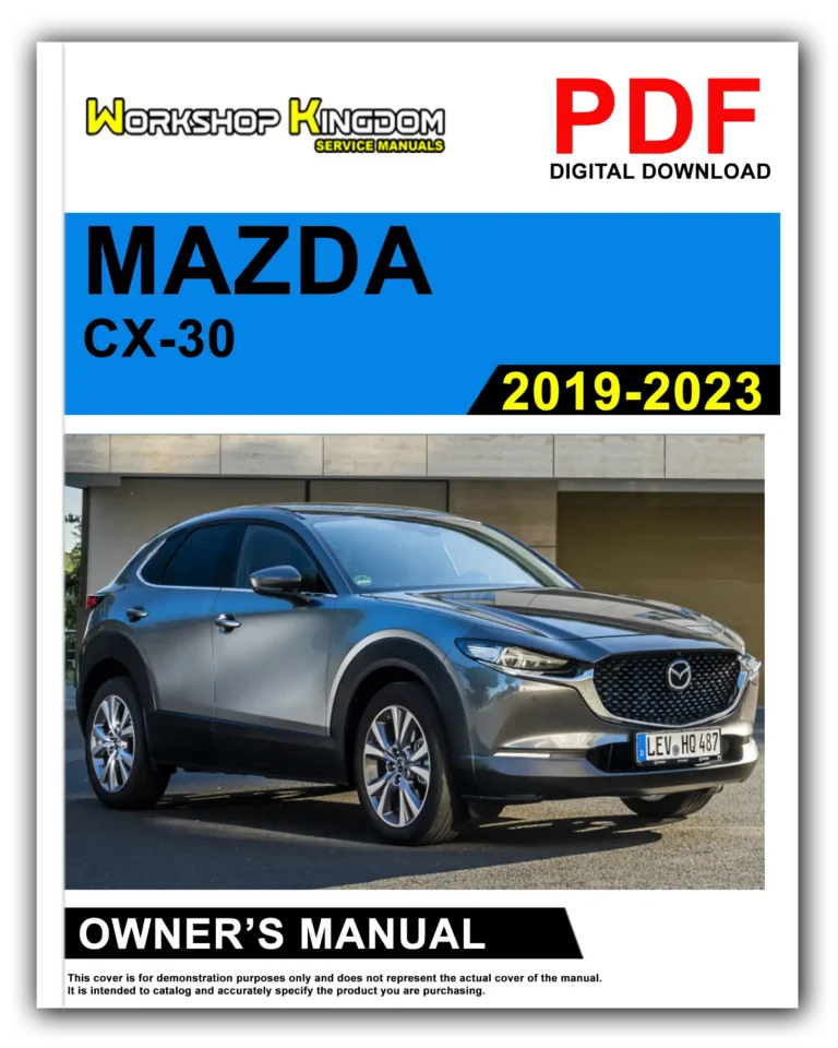 MAZDA CX-30 (2019-2023) Owner’s Manual – English – PDF Download