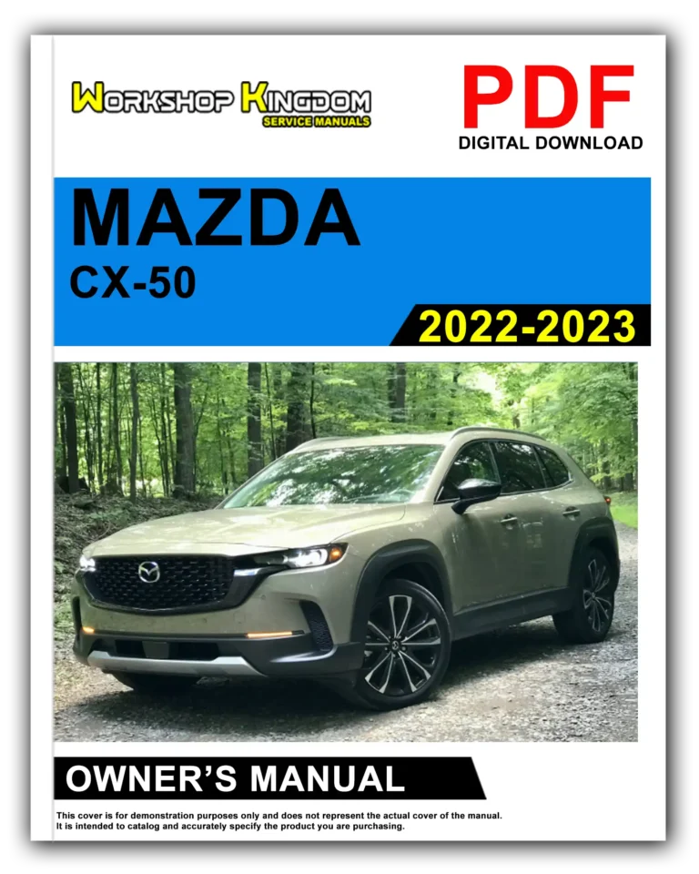 MAZDA CX-50 (2022-2023) Owner’s Manual – English – PDF Download