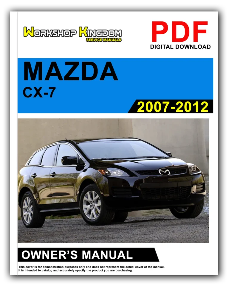 MAZDA CX-7 (2007-2012) Owner’s Manual – English – PDF Download