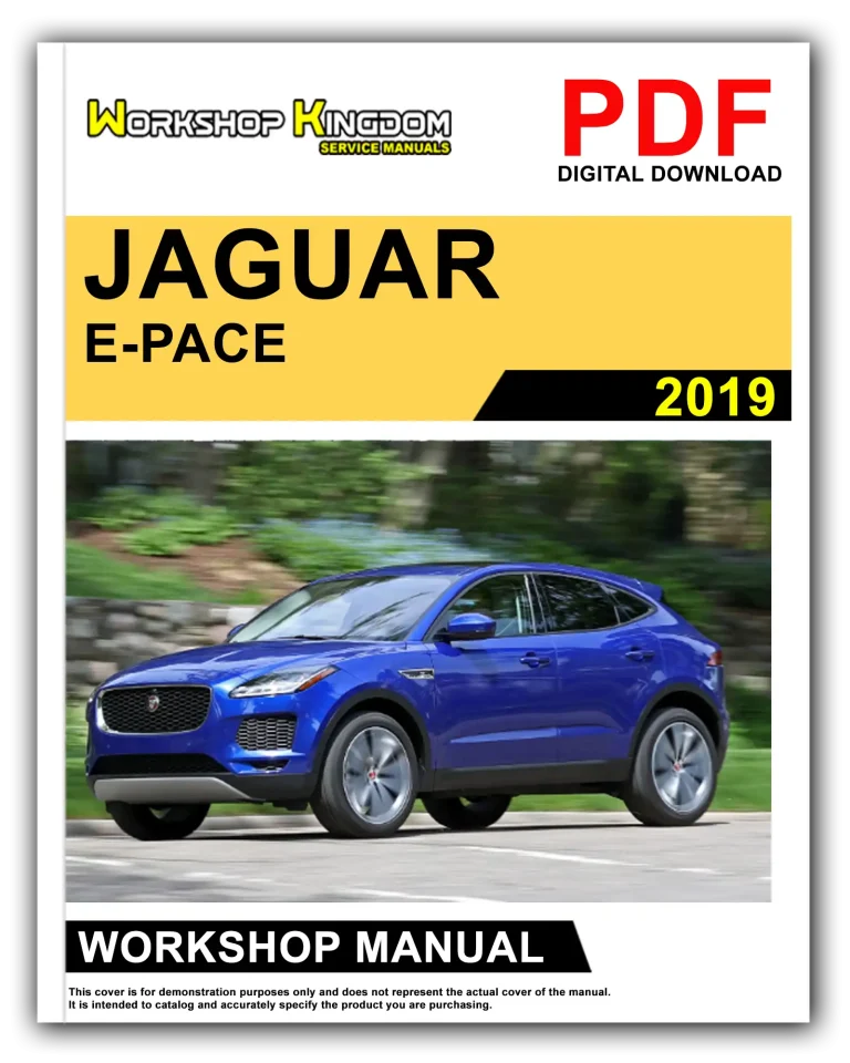 JAGUAR E-PACE X540 (2019) Workshop Repair Service Manual – English – PDF Download