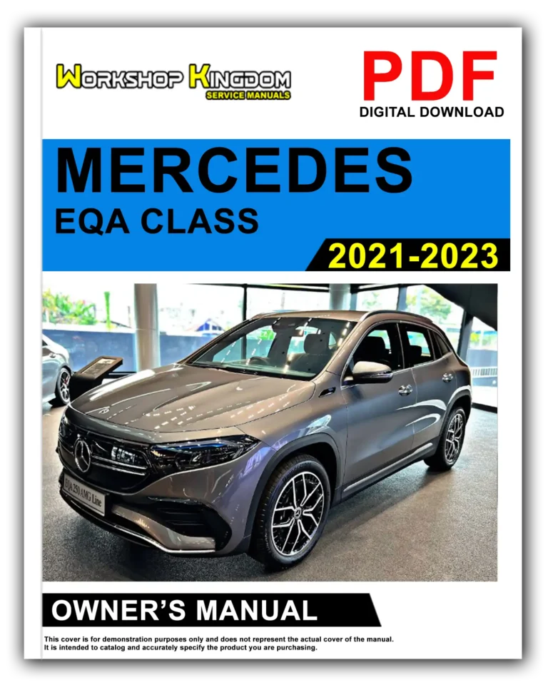 MERCEDES EQA CLASS (2021-2023) Owner’s Manual – English – PDF Download
