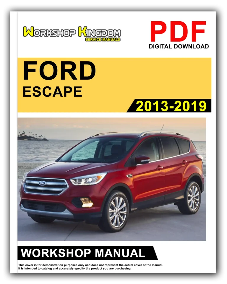 FORD ESCAPE (2013-2019) Workshop Repair Service Manual – English – PDF Download