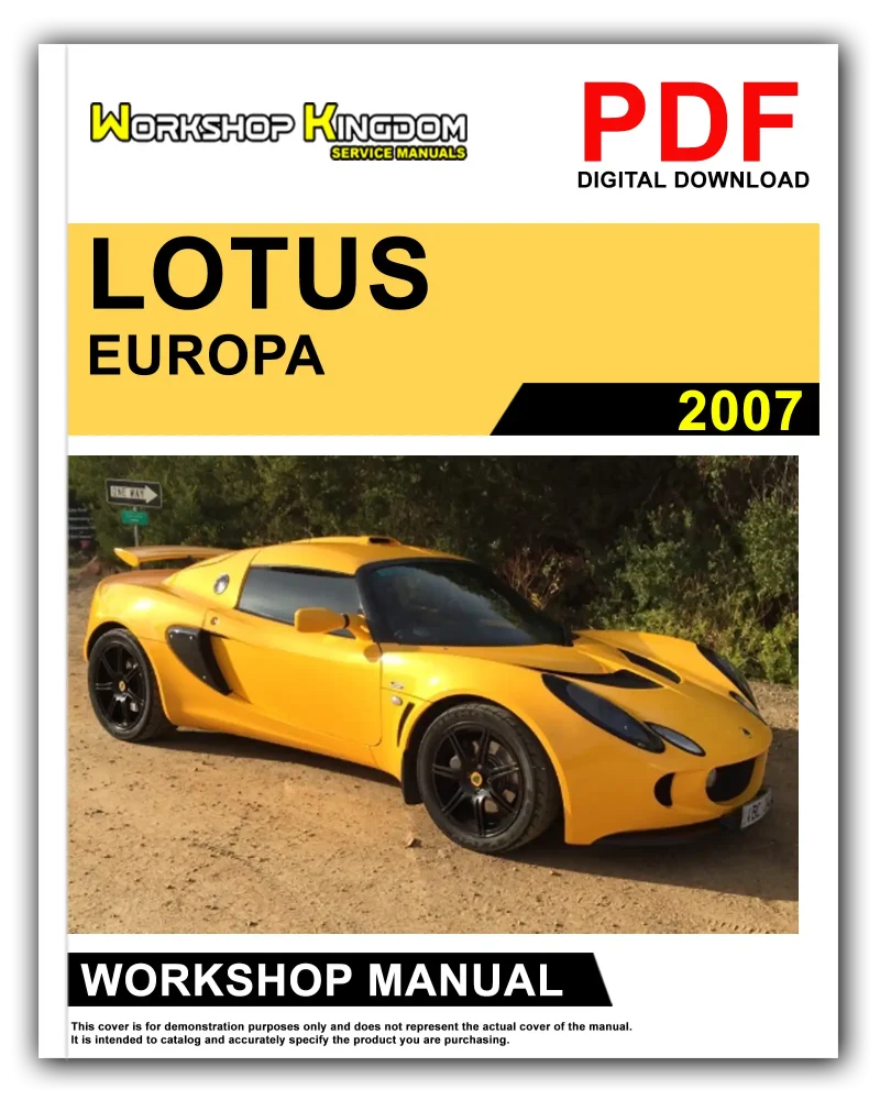 LOTUS EUROPA Workshop Manual