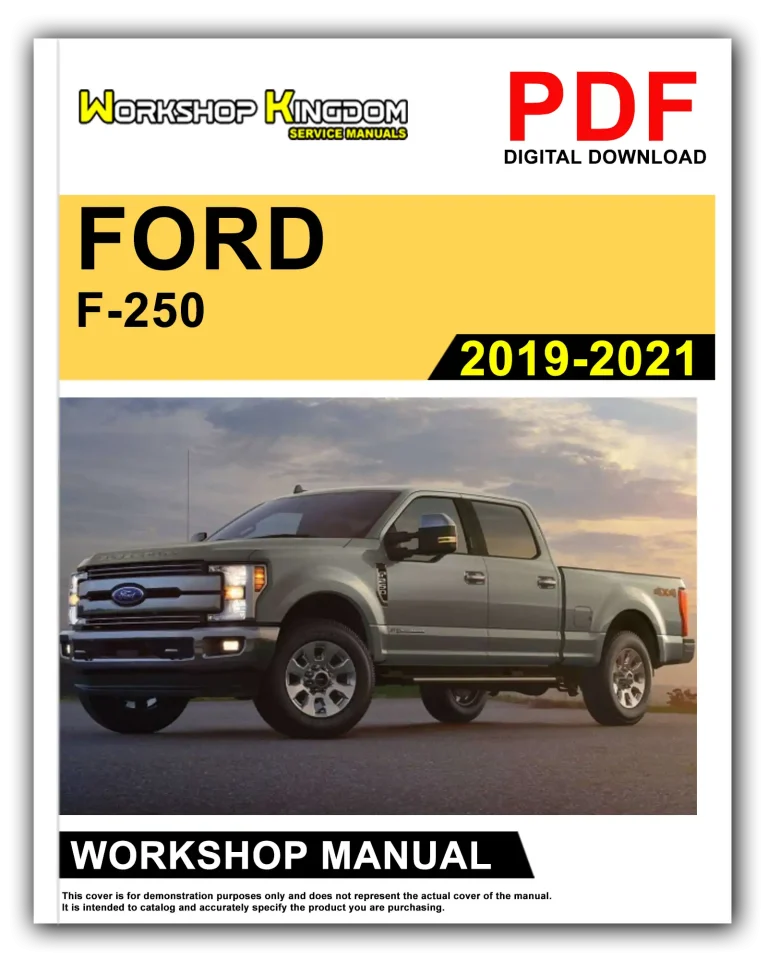 FORD F-250-550 (2019-2021) Workshop Repair Service Manual – English – PDF Download