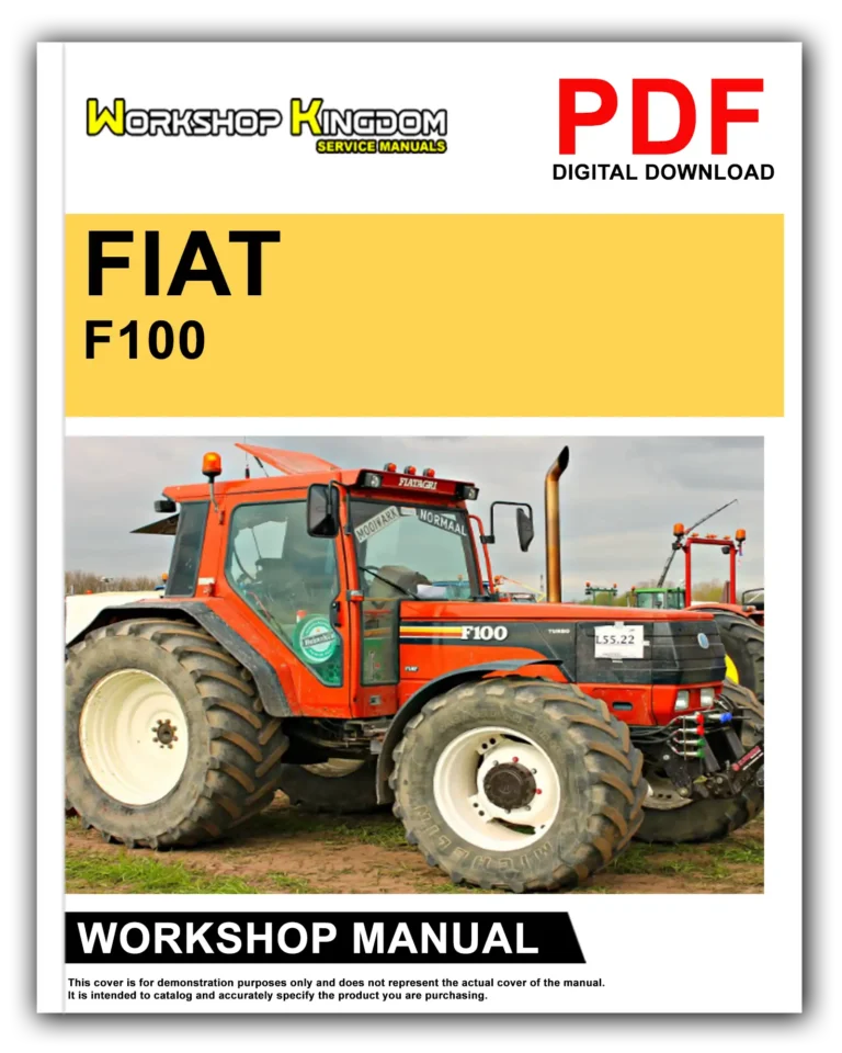 FIAT F100 110 120 130 Workshop Repair Service Manual – English – PDF Download