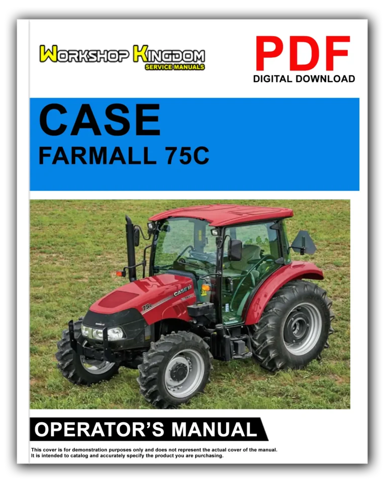 CASE FARMALL 75C Operator’s Manual – English – PDF Download