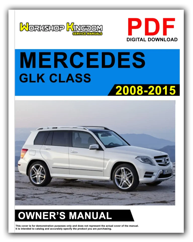 MERCEDES GLK CLASS (2008-2015) Owner’s Manual – English – PDF Download