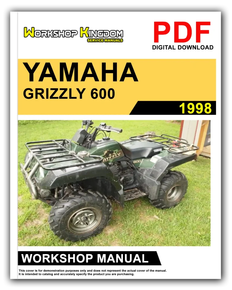 YAMAHA GRIZZLY 600 (1998) Workshop Repair Service Manual – English – PDF Download