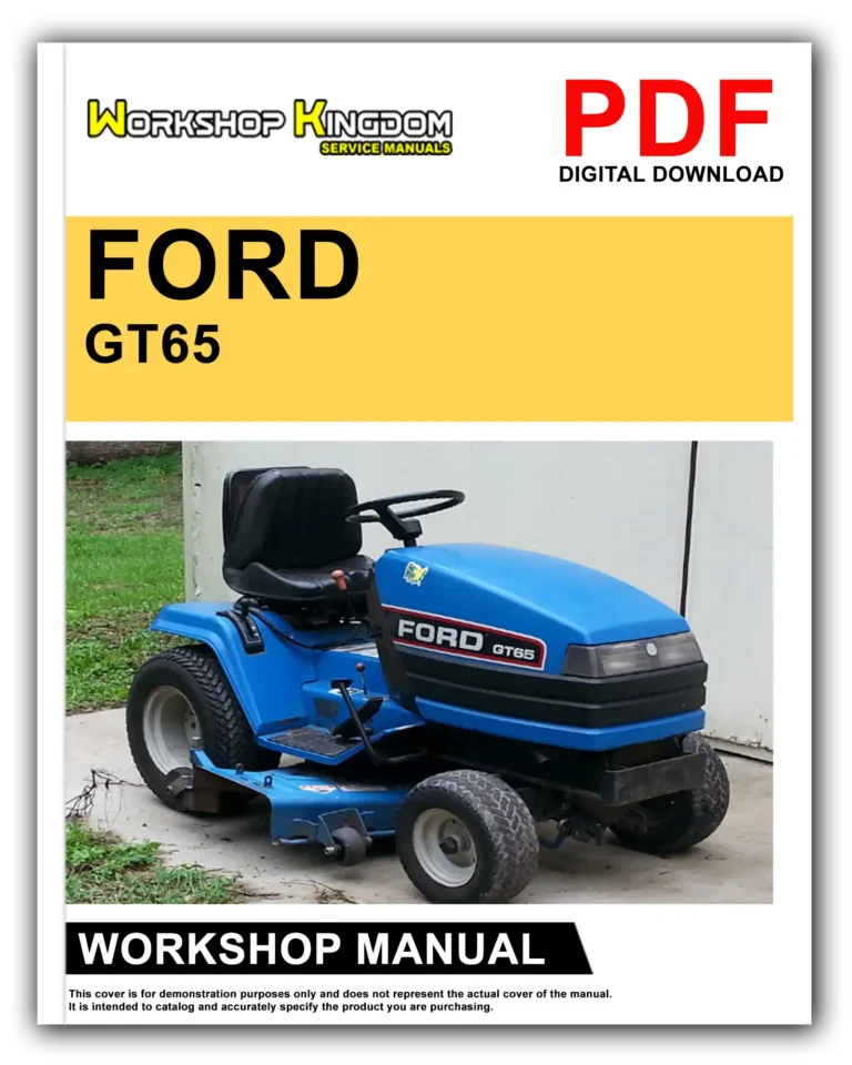 FORD GT65 75 85 95 Workshop Repair Service Manual – English – PDF Download