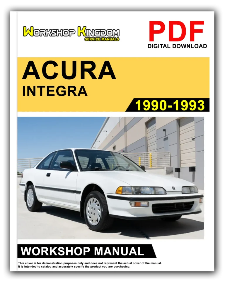 ACURA INTEGRA (1990-1993) Workshop Repair Service Manual – English – PDF Download