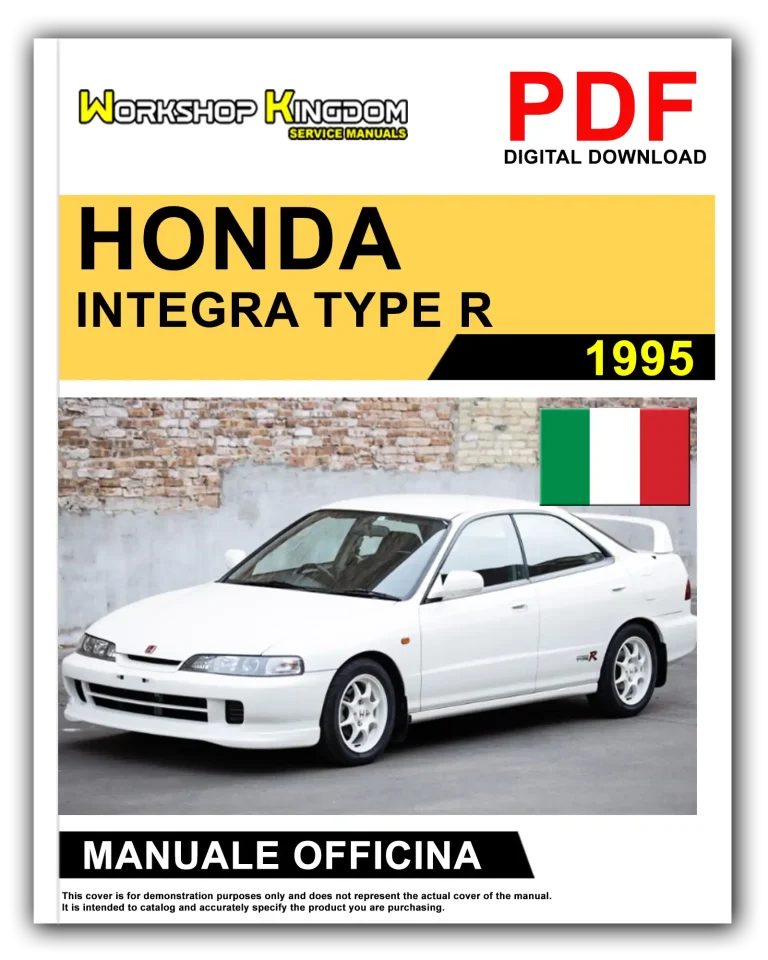 HONDA INTEGRA TYPE R (1995) Manuale Di Officina e Riparazione – Italiano – PDF Download
