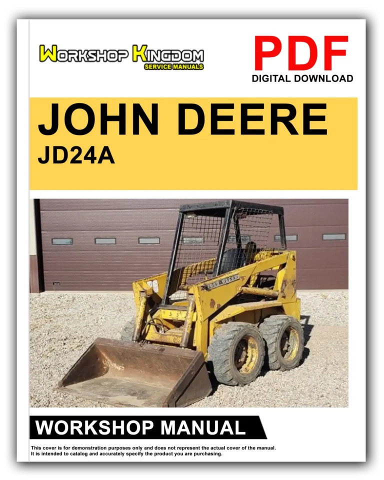 JOHN DEERE JD24A Workshop Repair Service Manual – English – PDF Download