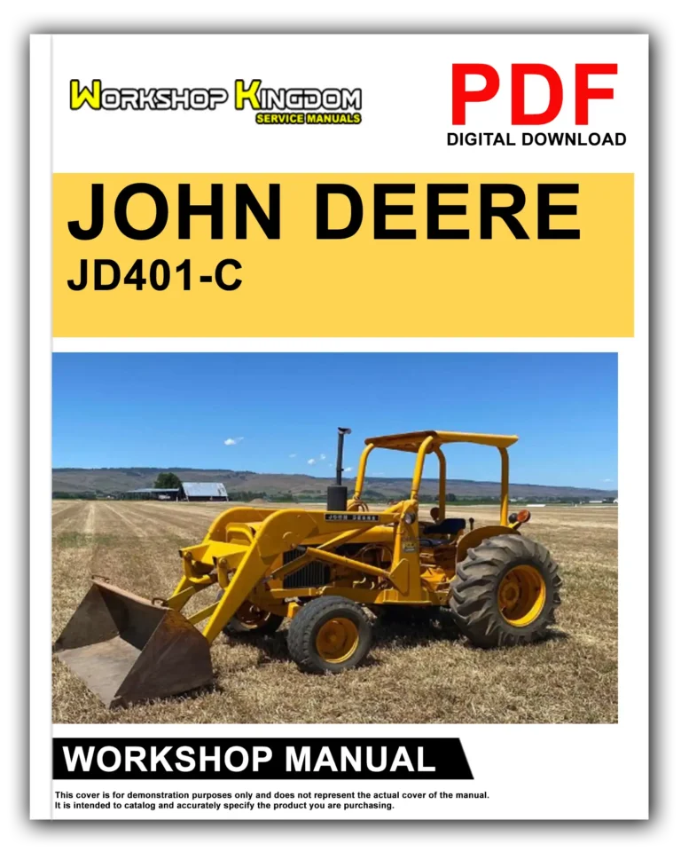 JOHN DEERE JD401-C Workshop Repair Service Manual – English – PDF Download