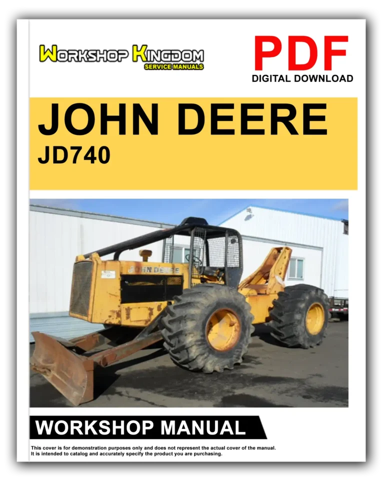 JOHN DEERE JD740 Workshop Repair Service Manual – English – PDF Download