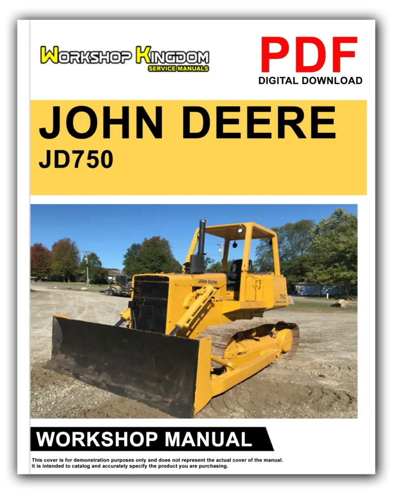 JOHN DEERE JD750 Workshop Repair Service Manual – English – PDF Download