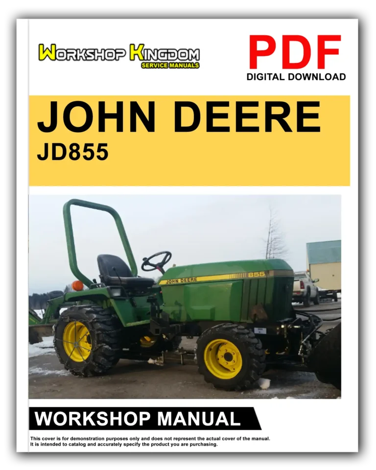 JOHN DEERE JD855 Workshop Repair Service Manual – English – PDF Download