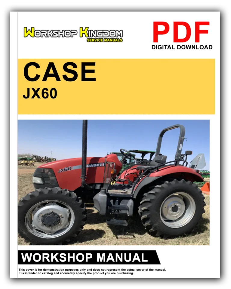 CASE JX60 JX70 JX80 JX90 JX95 Workshop Repair Service Manual – English – PDF Download