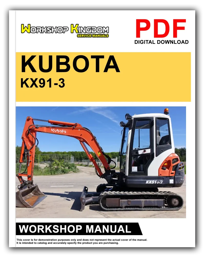 KUBOTA KX91-3 KX101-3 Workshop Manual