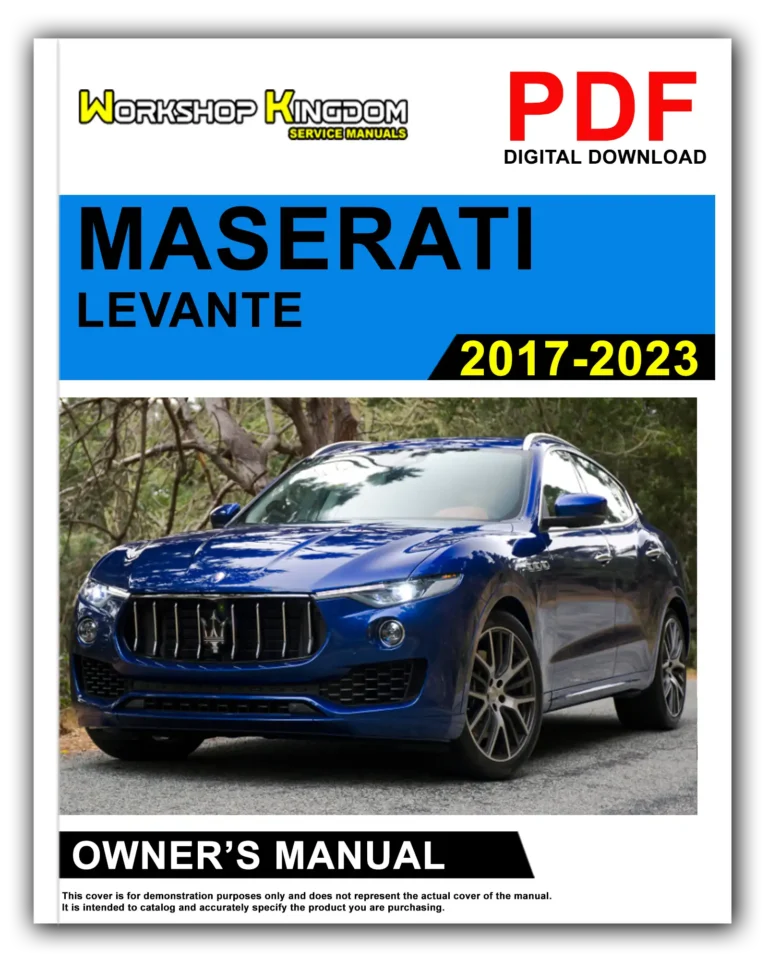 MASERATI LEVANTE (2017-2023) Owner’s Manual – English – PDF Download